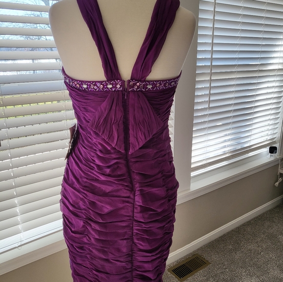 Ignite Evenings by Carol Lin – Purple Evening/Cocktail Dress (Size 12) - Picture 7 of 13